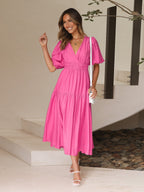 Bethany | Puff Sleeves Dress