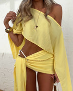 Samara | Lemon Sarong Set