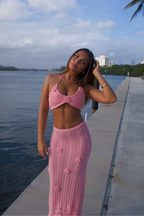 Mackenzie | Elegant Crochet Maxi Skirt Set