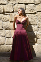 Lorelei | Corset Midi Dress