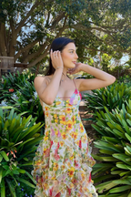 Saskia | Ruffle Maxi Dress