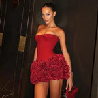 Jayla | Elegant Strapless Corset Mini Dress