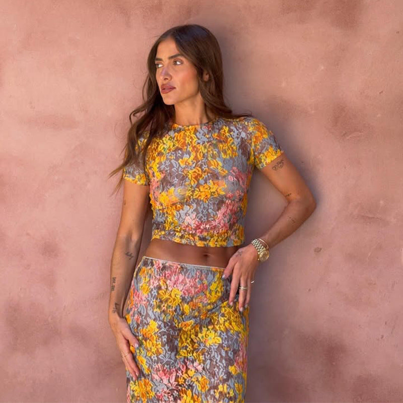 Amaris | Floral Print Two Piece Set