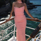 Aniyah | Strapless Bodycon Maxi Dress