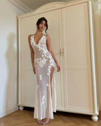 Aylee | Sleeveless Waisted Lace Dress