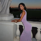 Trixie | Slim One-Shoulder Slit Dress