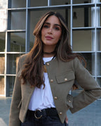 Megan | Vintage Cropped Jacket