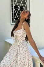 Meredith | Corset Midi Dress