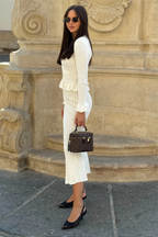 Bonnie | V-Neck Knitted Set