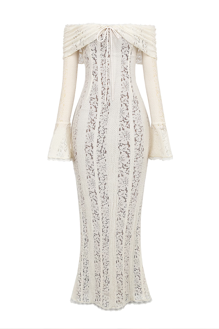 Rosie | Maternity Lace Maxi Dress