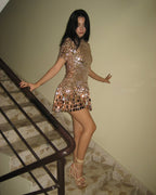 Monica | High Neck Mini Dress