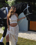 Beatrice | Maternity Bohemian Ruffle Set