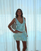 Ivanna | Sequin Halter Tank Top