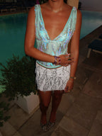 Ivanna | Sequin Halter Tank Top