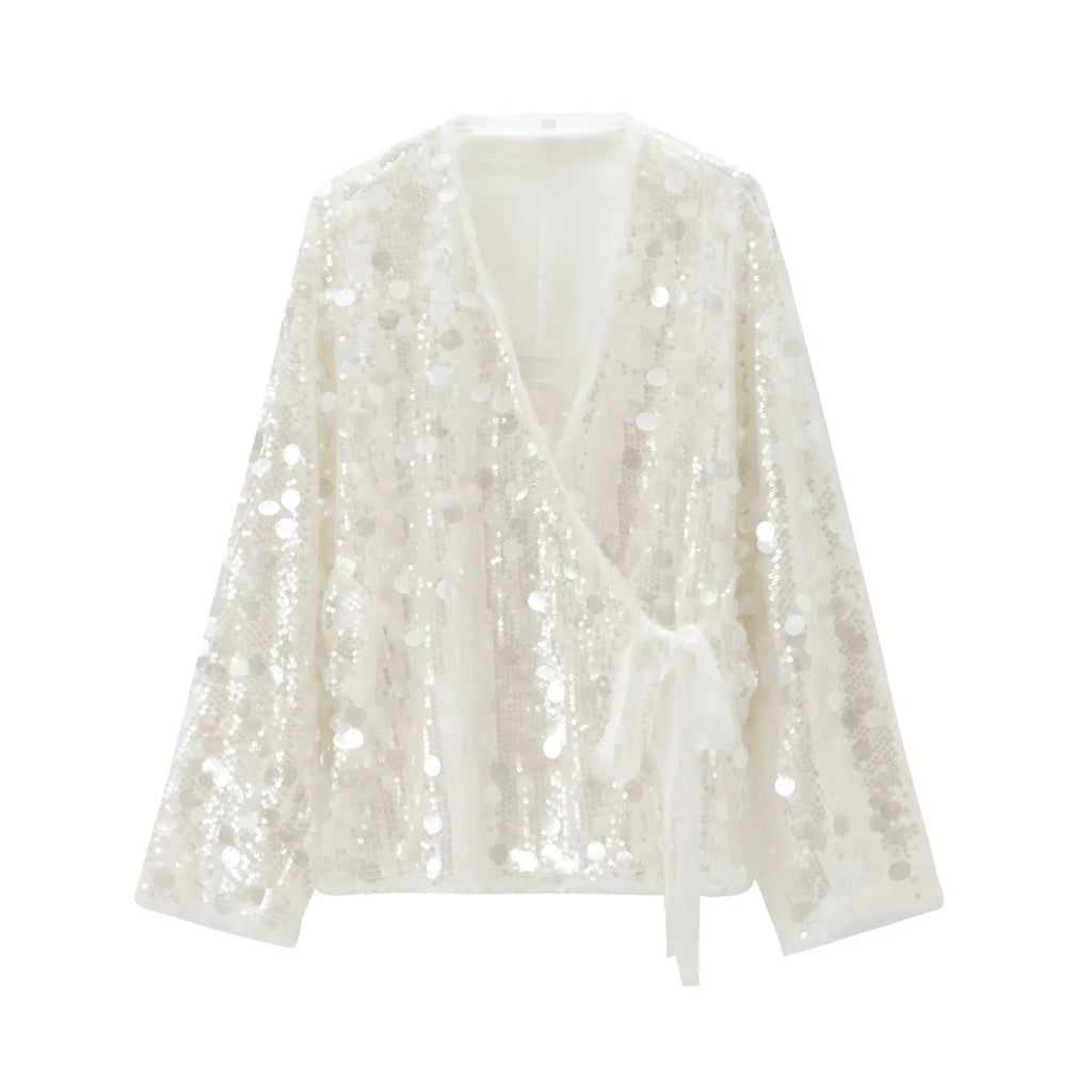 Rhea | Glamorous Sparkling Blouse