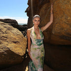 Reign | Backless Halter Maxi Dress