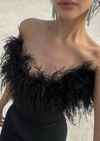 Anastasia | Luxurious Feather Dress