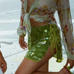 Hadassah | Glitter Sequin Mini Skirt