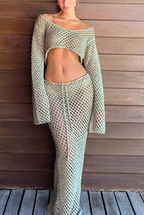 Novah | Long Sleeve Knitted Set