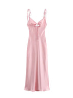 Bellamy | Sleeveless Satin Maxi Dress