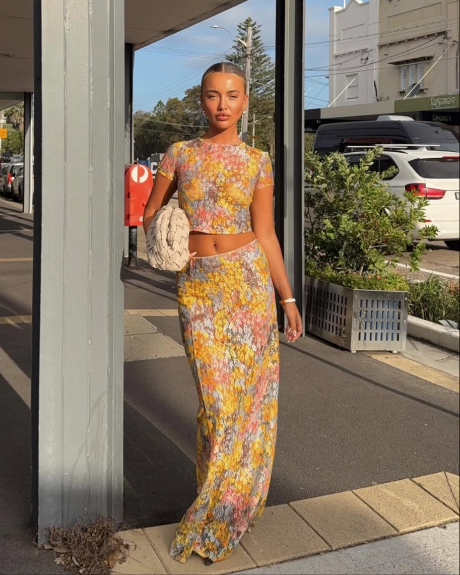 Amaris | Floral Print Two Piece Set