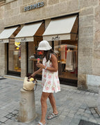 Nicole | Print Sleeveless Short Dress