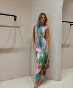 Nola | Pastel Maxi Dress
