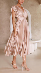 Emma | Deep V-Neck Maxi Dress