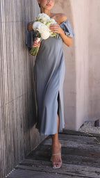 Nalani | Butterfly Sleeve Off-Shoulder Maxi Dress