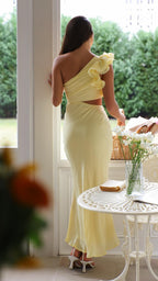 Blaire | One-Shoulder Cutout Maxi Dress