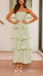 Kate | Tiered Ruffle Maxi Dress
