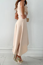 Amari | V-Neck Midi Dress