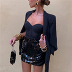 Mallory | Sparkling Sequin Skirt